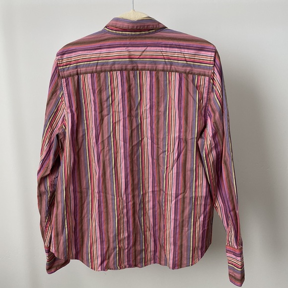 Robert Graham Colorful Striped Longsleeve Shirt Size: XL - Picture 4 of 4